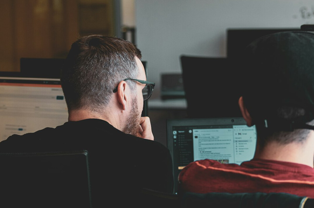 programmers working on code